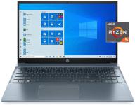 💻 renewed 2020 hp pavilion 15.6" laptop - amd ryzen 5, 8gb ram, 512gb ssd, windows 10, fhd display logo