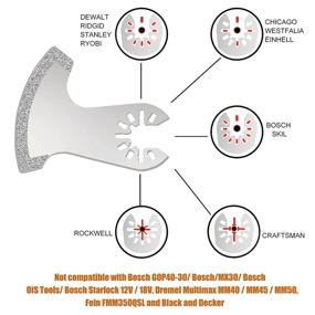 img 2 attached to Diamond Oscillating Compatible Craftsman Rockwell