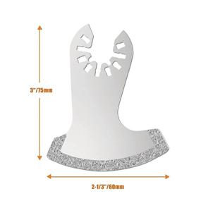 img 3 attached to Diamond Oscillating Compatible Craftsman Rockwell