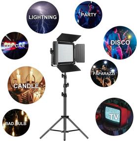 img 3 attached to 🎥 GVM 680RS 50W RGB LED Video Light Kit with Bluetooth Control - 2 Pack for YouTube Studio, Video Shooting, Gaming, Streaming, Conference