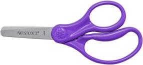 img 3 attached to ✂️ Westcott 5-Inch Blunt Safety Scissors for Kids, Assorted Colors, 6-Pack - Suitable for Both Right and Left-Handed Users (16454)