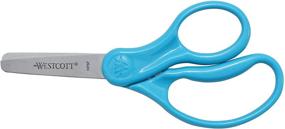 img 1 attached to ✂️ Westcott 5-Inch Blunt Safety Scissors for Kids, Assorted Colors, 6-Pack - Suitable for Both Right and Left-Handed Users (16454)