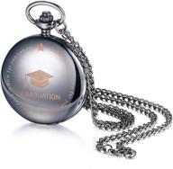 avaner vintage polished black pocket watch - brand new logo