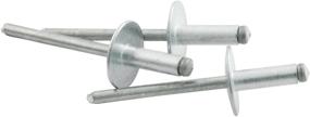 img 1 attached to 🔩 Allstar Performance Large Head Aluminum Rivet (Pack of 250) - Grip Range 1/4" to 3/8
