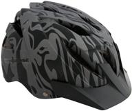 🚲 mongoose youth blackcomb tattoo helmet for biking & multi sports, 52cm-56cm, hardshell design logo