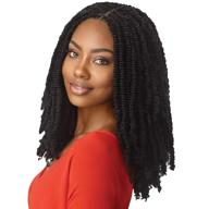 💰 save big with multi pack deals! outre synthetic braid-x pression twisted up springy afro twist 16 (3-pack, 1b) logo