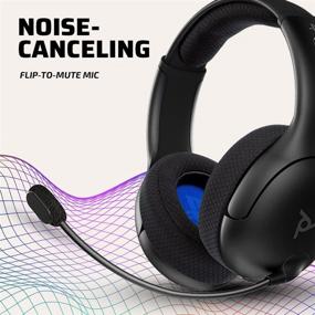 img 2 attached to PDP Gaming LVL50: Black Wireless Stereo Headset with Noise Cancelling Microphone for PS5/PS4