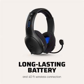 img 3 attached to PDP Gaming LVL50: Black Wireless Stereo Headset with Noise Cancelling Microphone for PS5/PS4