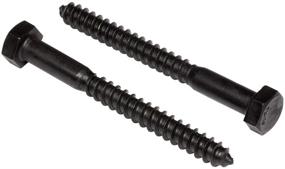 img 4 attached to 🔩 High-Quality Stainless Steel Black Lag Bolts 5/16" x 4" - 10pcs Hex Lag Screws from USA