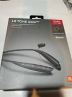 lg tone ultra se hbs-835s: black neckband earbuds with jbl sound - bluetooth wireless stereo experience logo