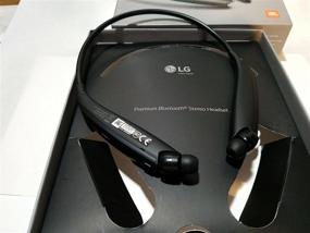 img 1 attached to LG Tone Ultra Se HBS-835S: Black Neckband Earbuds with JBL Sound - Bluetooth Wireless Stereo Experience