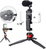 📱 enhance your mobile vlogging: eachshot microphone for iphone & android with tripod and external videomic shotgun mic for youtube, tiktok & live videos logo