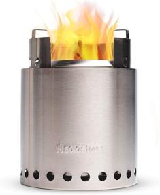 img 1 attached to 🔥 Solo Stove Campfire: Compact Wood Burning Camp Stove for 4+ People - Ideal for Backpacking, Camping, Survival. Burn Twigs, No Batteries or Fuel Canisters Needed!