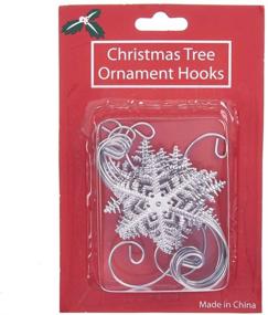 img 1 attached to SEO-Optimized Set: Kurt Adler 12-Piece Metal Snowflake Ornament Hooks - Ideal Home Accessories