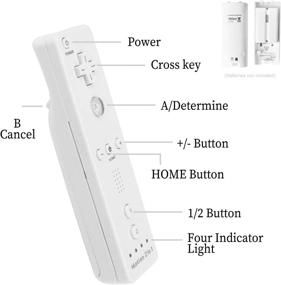 img 1 attached to 🎮 Kicy Wii Remote Motion Plus and Nunchuck - Compatible with Nintendo Wii and Wii U (White)"