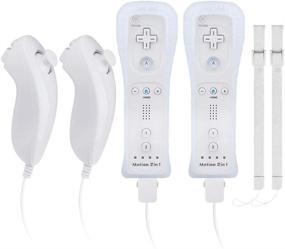 img 4 attached to 🎮 Kicy Wii Remote Motion Plus and Nunchuck - Compatible with Nintendo Wii and Wii U (White)"