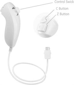 img 2 attached to 🎮 Kicy Wii Remote Motion Plus and Nunchuck - Compatible with Nintendo Wii and Wii U (White)"