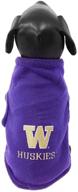 🐶 ncaa washington huskies polar fleece dog sweater logo