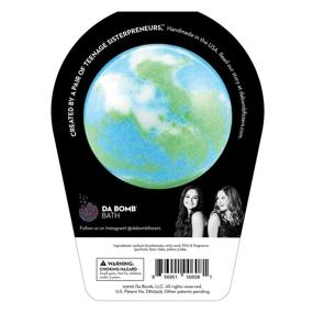 img 2 attached to 🌊 Earth Bath Da Bomb - Sea Breeze, Green/Blue/White, 1 Count