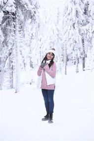 img 2 attached to ❄️ Аксессуары для девочек для холодной погоды: Шапка Polar Wear Minus с помпоном