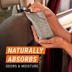 img 1 attached to 🚗 Armor All Fresh FX Charcoal Bag Deodorizer (9-Pack) - Natural Bamboo Car Air Freshener for Cars