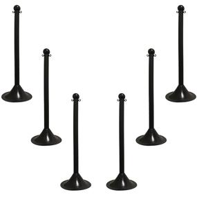 img 1 attached to 🔒 Enhanced Crowd Control- Mr Chain 91503 6 Stanchion Overall Offers Versatile and Efficient Solutions