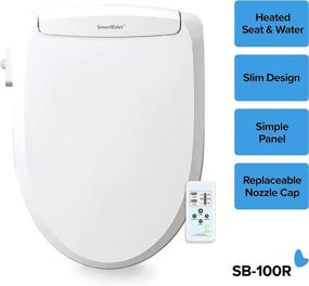 img 3 attached to 🚽 Enhance Your Toilet Experience with the SmartBidet SB-100R: Electric Bidet Seat for Elongated Toilets