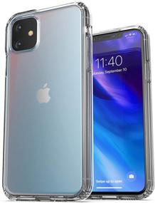 img 1 attached to Ultra Slim Clear Back Cover with Holster for iPhone 11 - Encased Belt Clip Case (2019)