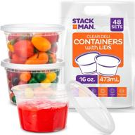 stack man plastic containers airtight 标志