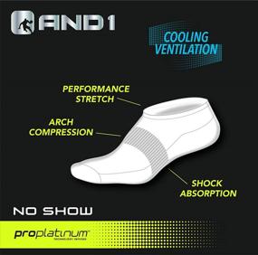 img 3 attached to AND1 Active 💪 Men's Compression Cushion Comfort Clothing