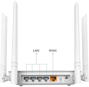 img 3 attached to 📶 High Power WiFi Router with Dual Band 5G+2.4Ghz,1200Mbps Home Router for High Speed Internet, AC1200 Smart Computer Routers with PA+LNA Amplifiers, 2 x 2 MIMO 5dBi Antennas