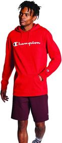 img 2 attached to 👕 Scarlet Large Men's Clothing and Shirts: Champion Middleweight Hoodie