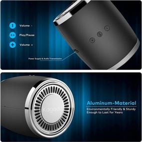 img 1 attached to 🔊 Kogoda USB Computer Speakers for Desktop and Laptop - Rich Stereo Sound, Low Distortion, Plug and Play, USB A or USB C Connectivity