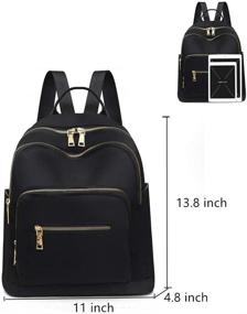 img 1 attached to 🎒 Fashionable Lightweight Women's Backpack - Rucksack Handbags & Wallets