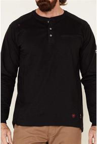 img 2 attached to 🔥 Enhance Safety and Style with Ariat Flame Resistant Henley Sleeve Men's Clothing