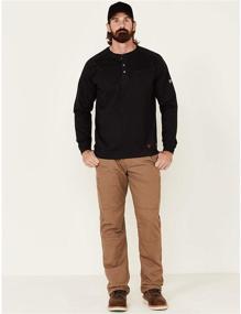 img 3 attached to 🔥 Enhance Safety and Style with Ariat Flame Resistant Henley Sleeve Men's Clothing