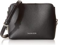 calvin klein hailey compartment crossbody women's handbags & wallets and crossbody bags logo