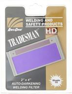 🔥 arcone t240-10 tradesman horizontal auto-darkening welding helmet filter: cutting-edge protection at 2x4.25x0.2 inches logo