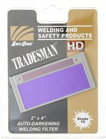 img 2 attached to 🔥 ArcOne T240-10 Tradesman Horizontal Auto-Darkening Welding Helmet Filter: Cutting-Edge Protection at 2x4.25x0.2 Inches