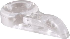 img 2 attached to 🚪 Clear Acrylic Storm Door Panel Clip - Prime-Line Products T 8733, 8-Pack