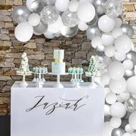 воздушные шары metallic confetti birthday decorations логотип