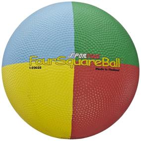 img 1 attached to SportimeMax Four Square Inches Multi Color: The Ultimate Fun and Functional Outdoor Game!