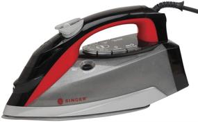 img 1 attached to 🔥 SINGER SteamLogic Plus 7070 Iron: High Wattage, Extended Steam Duration & Large Tank Capacity - Red