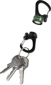 img 3 attached to 🔑 Nite Ize SlideLock 360° Magnetic Locking Dual Carabiner - Twist-to-Lock Collar for Keys - Olive