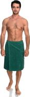 versatile men's adjustable cotton terry spa shower bath gym cover up from towelselections logo