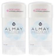 🌿 almay sensitive skin clear gel, fragrance-free anti-perspirant & deodorant – 2.25 oz stick (pack of 2) logo