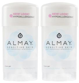 img 3 attached to 🌿 Almay Sensitive Skin Clear Gel, Fragrance-Free Anti-Perspirant & Deodorant – 2.25 oz Stick (Pack of 2)