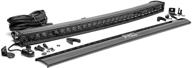 rough country 30-inch single row curved led light bar, cree, 12,000 lumens, 72730bl black series logo