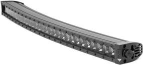 img 1 attached to Rough Country 30-inch Single Row Curved LED Light Bar, CREE, 12,000 Lumens, 72730BL Black Series