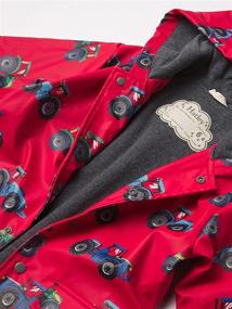 img 3 attached to Hatley Printed Raincoat Linework Dinos